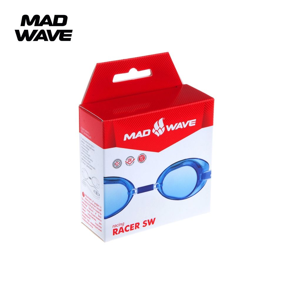 MADWAVE 俄羅斯成人競技型泳鏡RACER SW