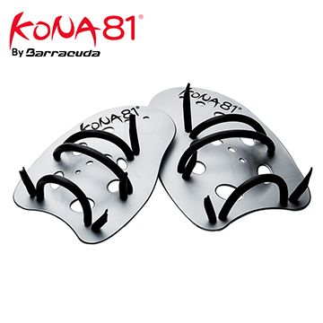 Barracuda 巴洛酷達 美國 KONA81划水訓練掌拍HAND PADDLE-銀灰色