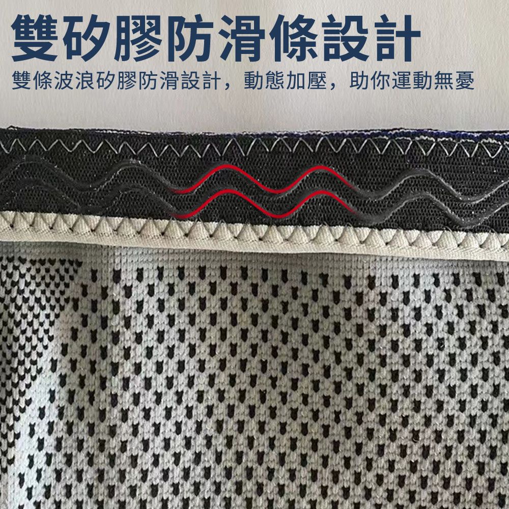  SO-TO 雙魚鱗彈簧支撐運動護膝帶 透氣運動健身腿部防護護具 慢跑/籃球/登山加壓護膝套