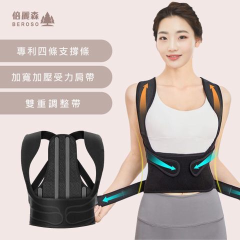 【倍麗森Beroso】開肩挺背束腹美姿釋壓衣
