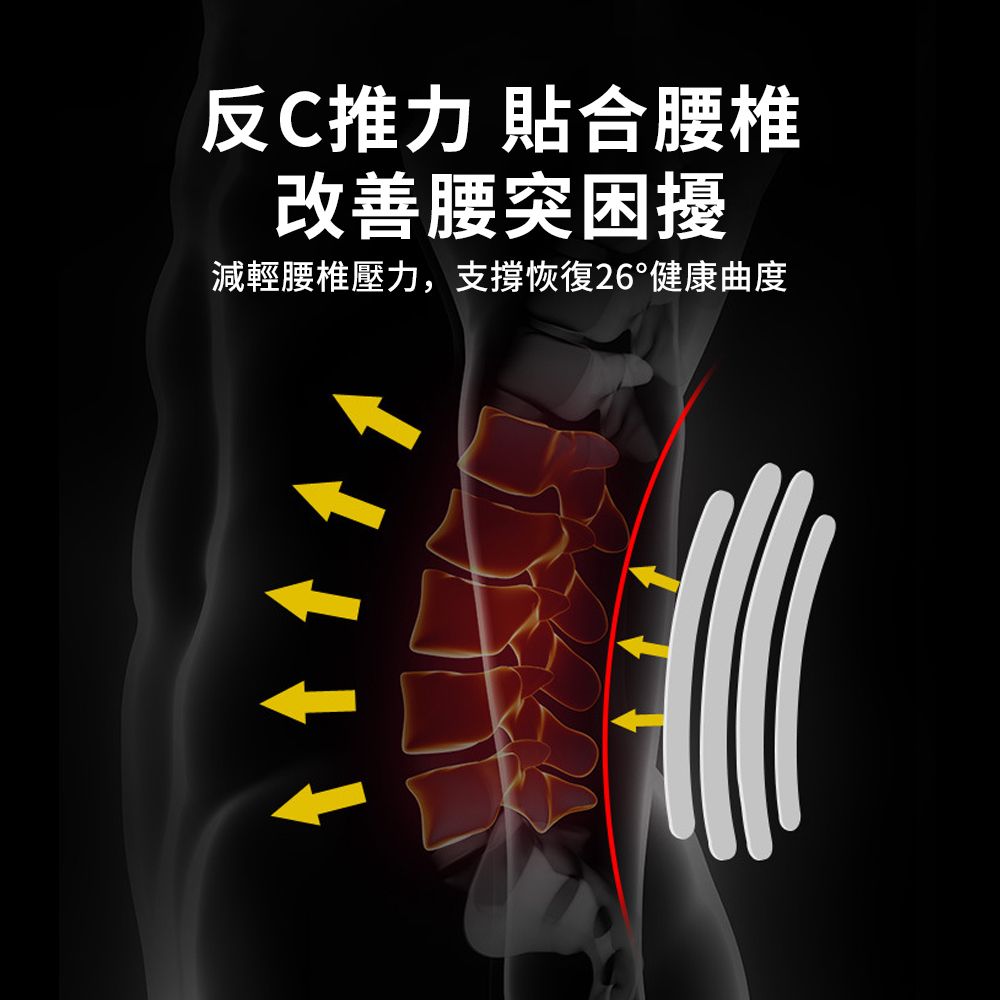 StarGo 鋼板支撐運動輔助護腰 自發熱磁石款 雙重加壓護腰帶 束腰帶 腰部護具 (非醫用)