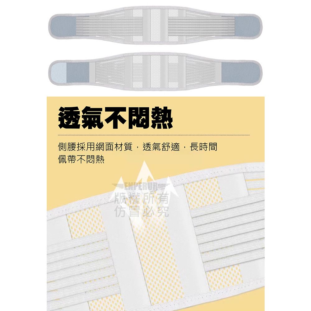  (超值2入組)透氣支撐護腰帶 透氣護腰帶 護腰護具 短護腰 彈力束腰帶 工作護腰