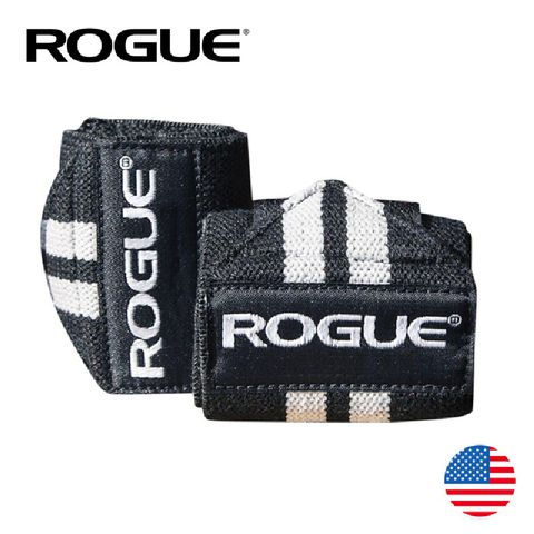 美國【ROGUE】健身運動護腕 24吋/60公分 黑白