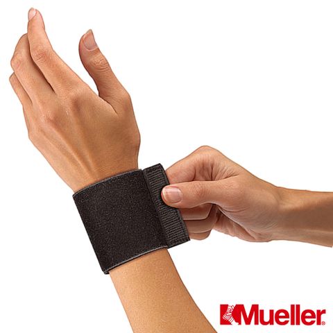 [福利品]MUELLER慕樂 腕關節彈性護具 護腕 黑色