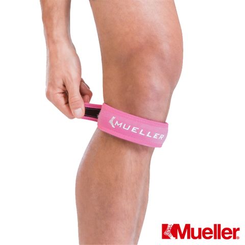 MUELLER慕樂 專業運動護膝髕腱加壓帶 粉紅