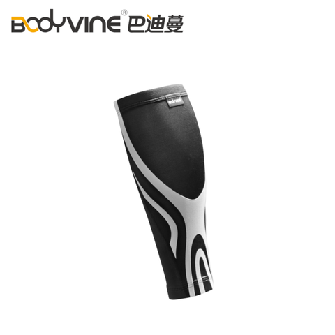 BodyVine 巴迪蔓 超薄貼紮小腿套-1雙【BODYVINE巴迪蔓】(灰色)