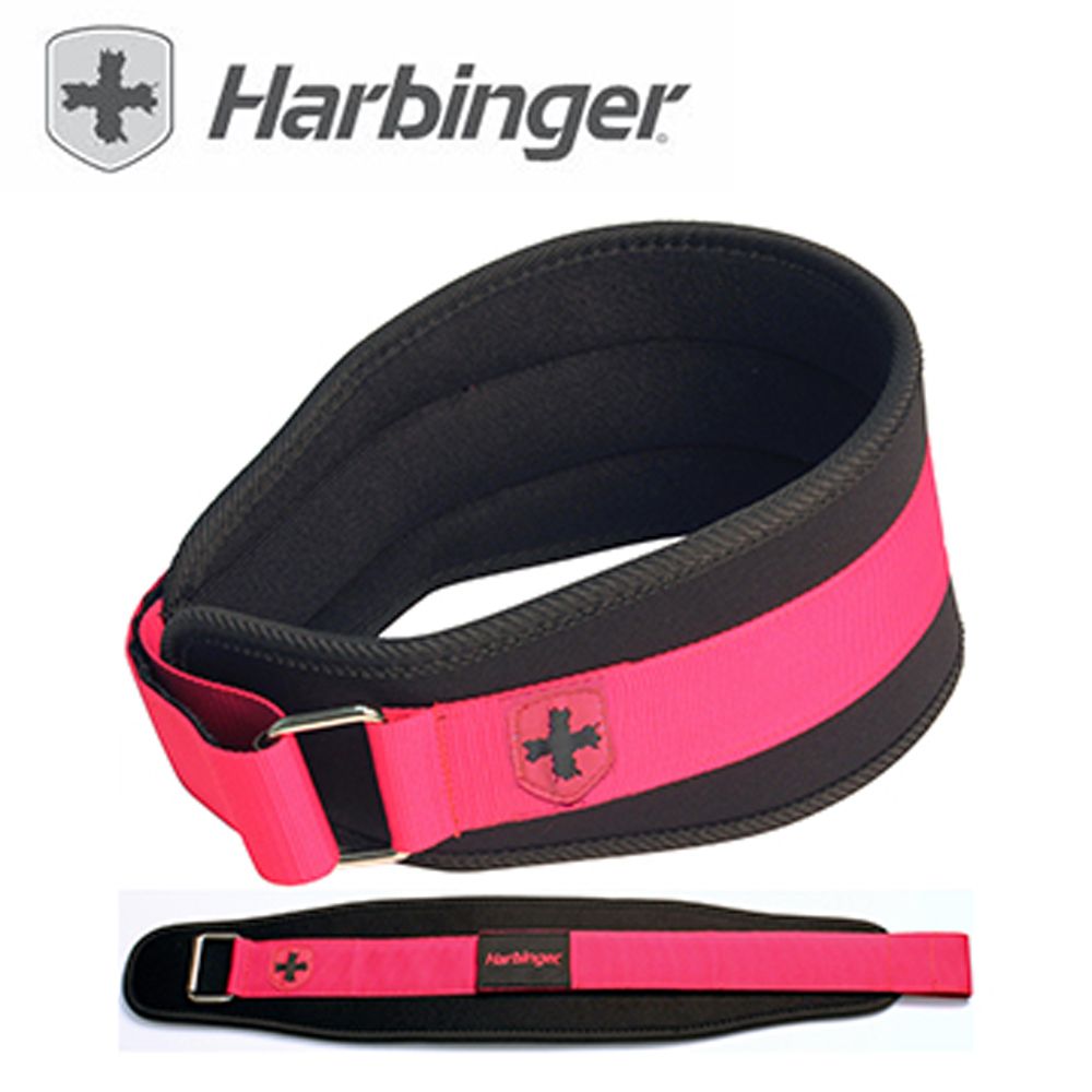 Harbinger 5 Foam Women core Belt 專業重訓健身腰帶 232 黑/粉