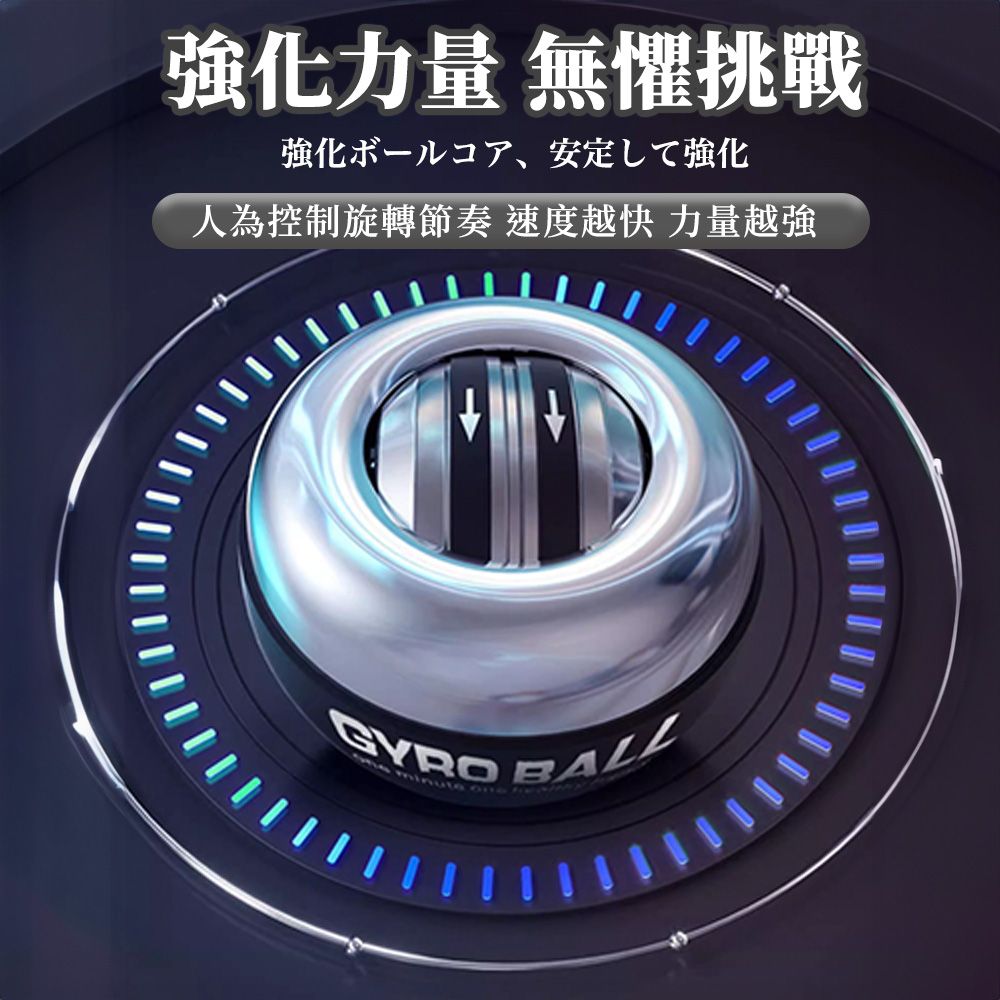 力量 無懼挑戰強化強化人為控制旋轉節奏 速度越快 力量越強