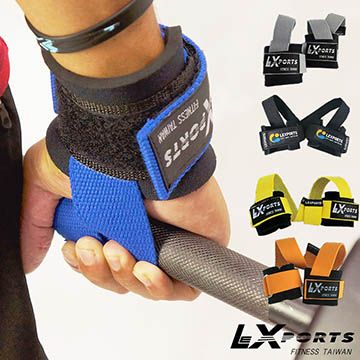 LEXPORTS Gravity Grip 專業重訓健身拉力帶(護腕型)強力止滑版/ 重訓助