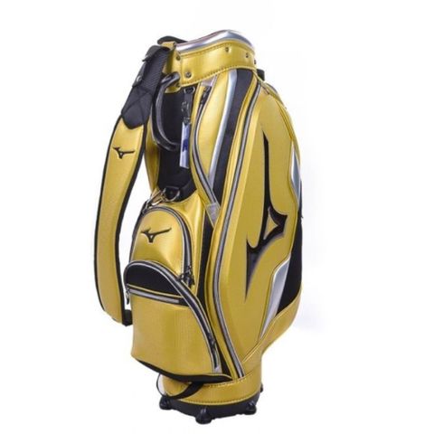 Mizuno 高爾夫球桿袋 9.5吋 黃/金色190011-50