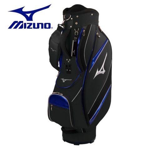 Mizuno 輕量高爾夫球桿袋 9吋 黑/藍 #217200