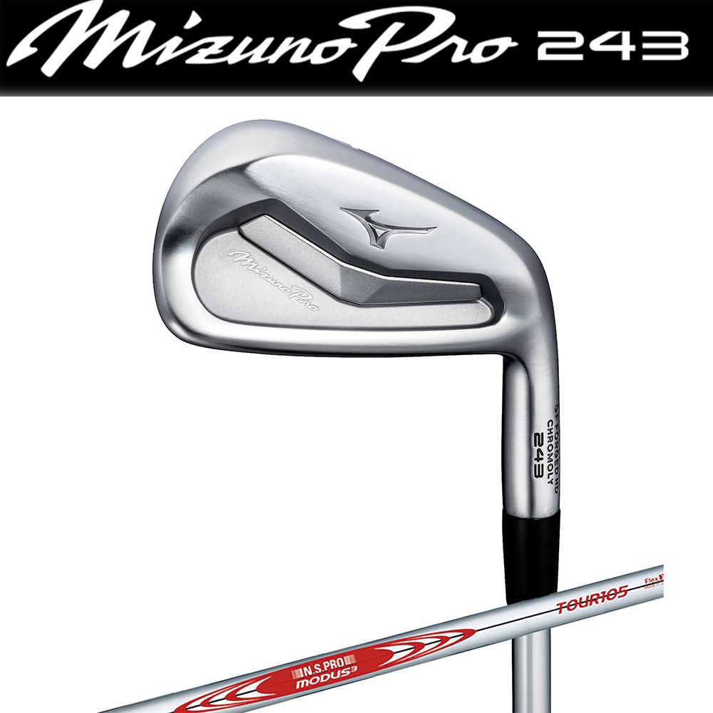 MIZUNO 美津濃  Pro 243 鐵桿組 NS PRO Modus 3 Tour 105 鐵桿身 #4~P共7支
