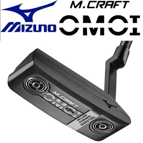 【MIZUNO 美津濃】2024 MIZUNO OMOI 全黑 高爾夫推桿 34吋 傳統型 軟鐵鍛造
