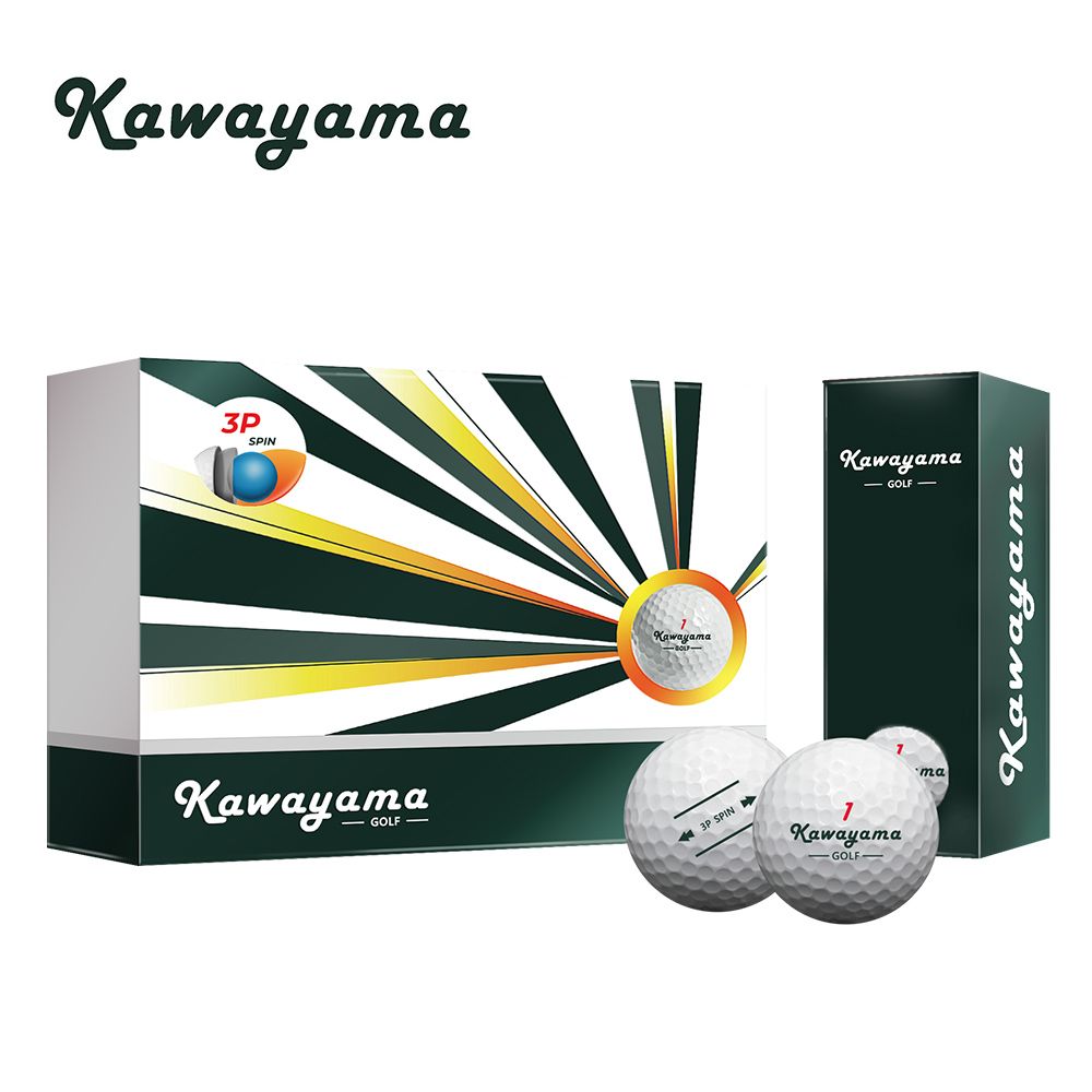  Kawayama GOLF 川山高爾夫球(有球必in系列)3層球(1打12顆)