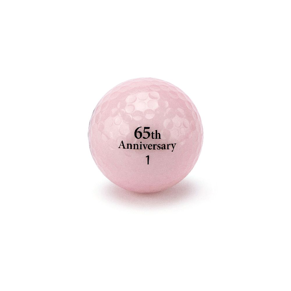 HONMA 本間高爾夫 櫻之舞65週年限定款 女生遠距雙層球 粉紅高爾夫球 2盒(贈Tee球座)