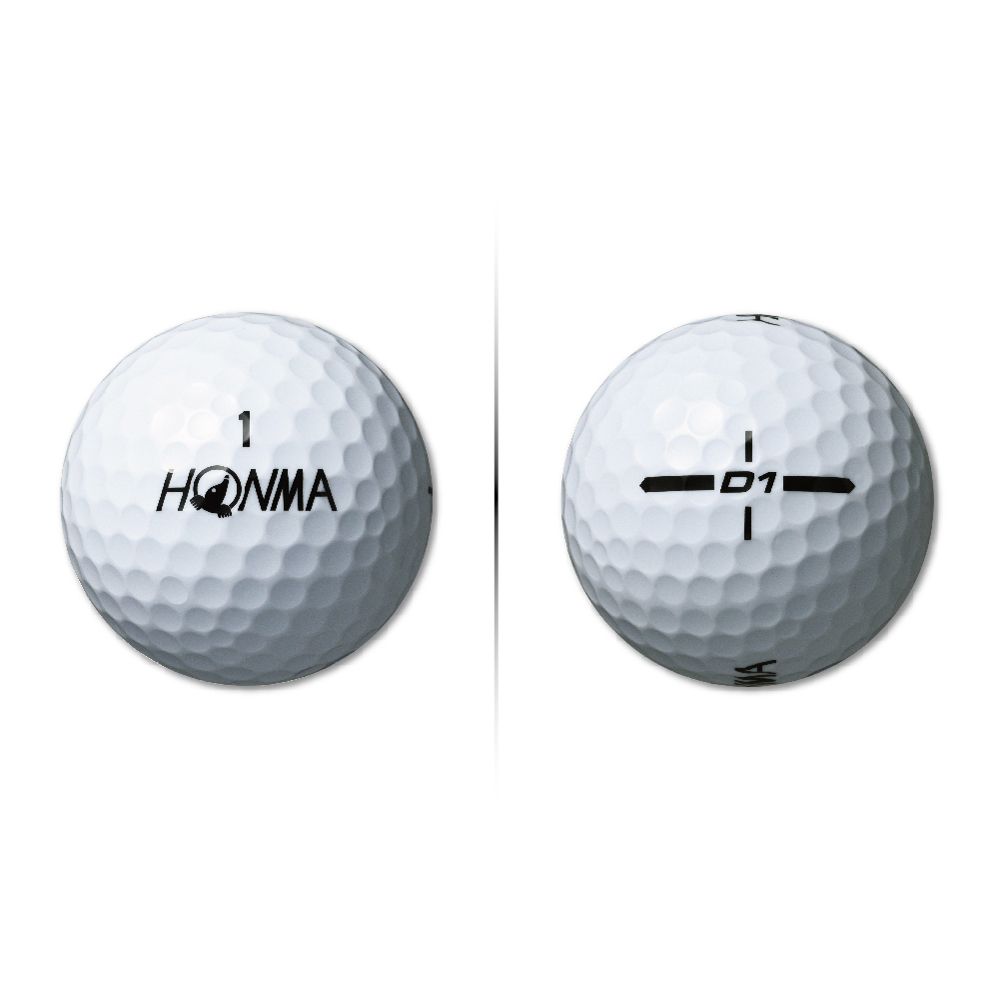 HONMA 本間高爾夫 GOLF BALL NEW D1 兩層球 高爾夫球 BT2401 單盒入(白色、彩色任選)