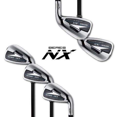 HONMA 本間高爾夫 BE-NX #7-11 NX45 鐵桿組/5支組(黑色 高爾夫球桿)
