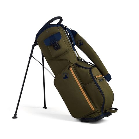 HONMA 本間高爾夫 高爾夫桿袋Caddie Bag CB52410 Fun Outdoor(卡其色/藏青色)