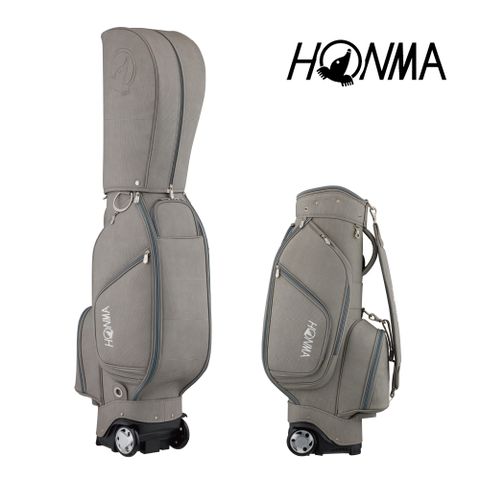 HONMA 本間高爾夫 高爾夫輪式桿袋CB12508 Caddie Bag(灰色)