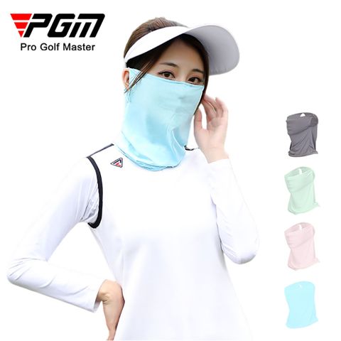 高爾夫遮陽面罩 男女冰絲圍脖 夏季遮陽口罩 多種戴法