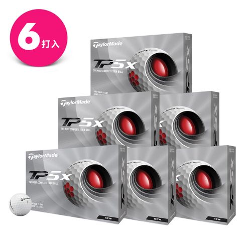 TaylorMade TP5X Golf Ball 高爾夫球 ,5-piece (12/DZ) N76000 五層球*6打入
