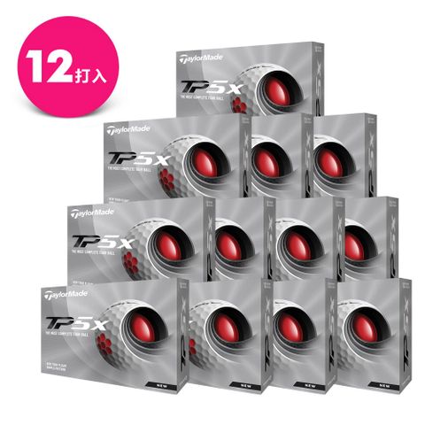 TaylorMade TP5X Golf Ball 高爾夫球 ,5-piece (12/DZ) N76000 五層球*12打入