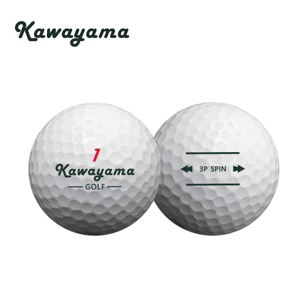  Kawayama GOLF 川山高爾夫球(有球必in系列)3層球(2打24顆)