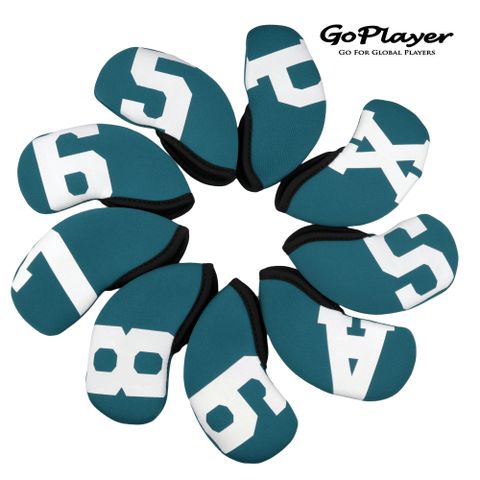 GoPlayer 大號碼彈性布鐵桿套組-暗綠