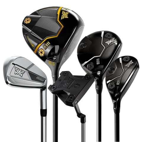 PXG 0311 BLACK OPS 男用套桿(#1黑/金+#3木+H4鐵木+#5-W+G+S(8pcs) 碳身)+1推+Bag),亞規(12支) 獨賣款