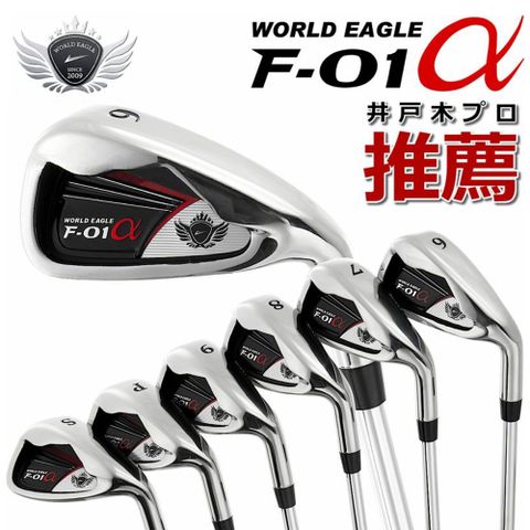 WORLD EAGLE 世界鷹 高爾夫球用具WE-F-01_14043男用鐵桿組 #6-P+S 6支 右手