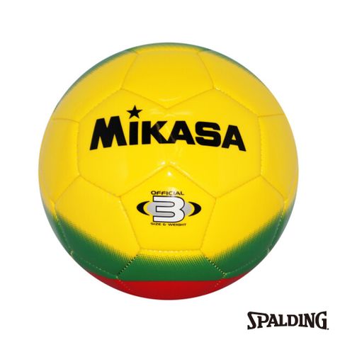 MIKASA 合成皮手縫足球 牙買加 款 3號球