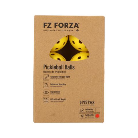 【FZ FORZA】匹克球 PICKLEBALL 室外用球6入