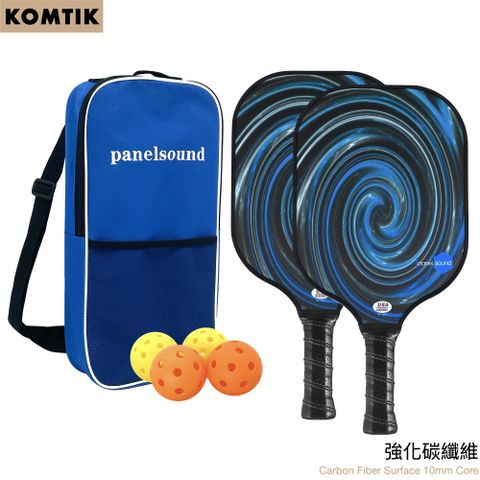 KOMTIK_碳纖維匹克球拍 10mm拍芯 Panel Sound 型號 PS-001
