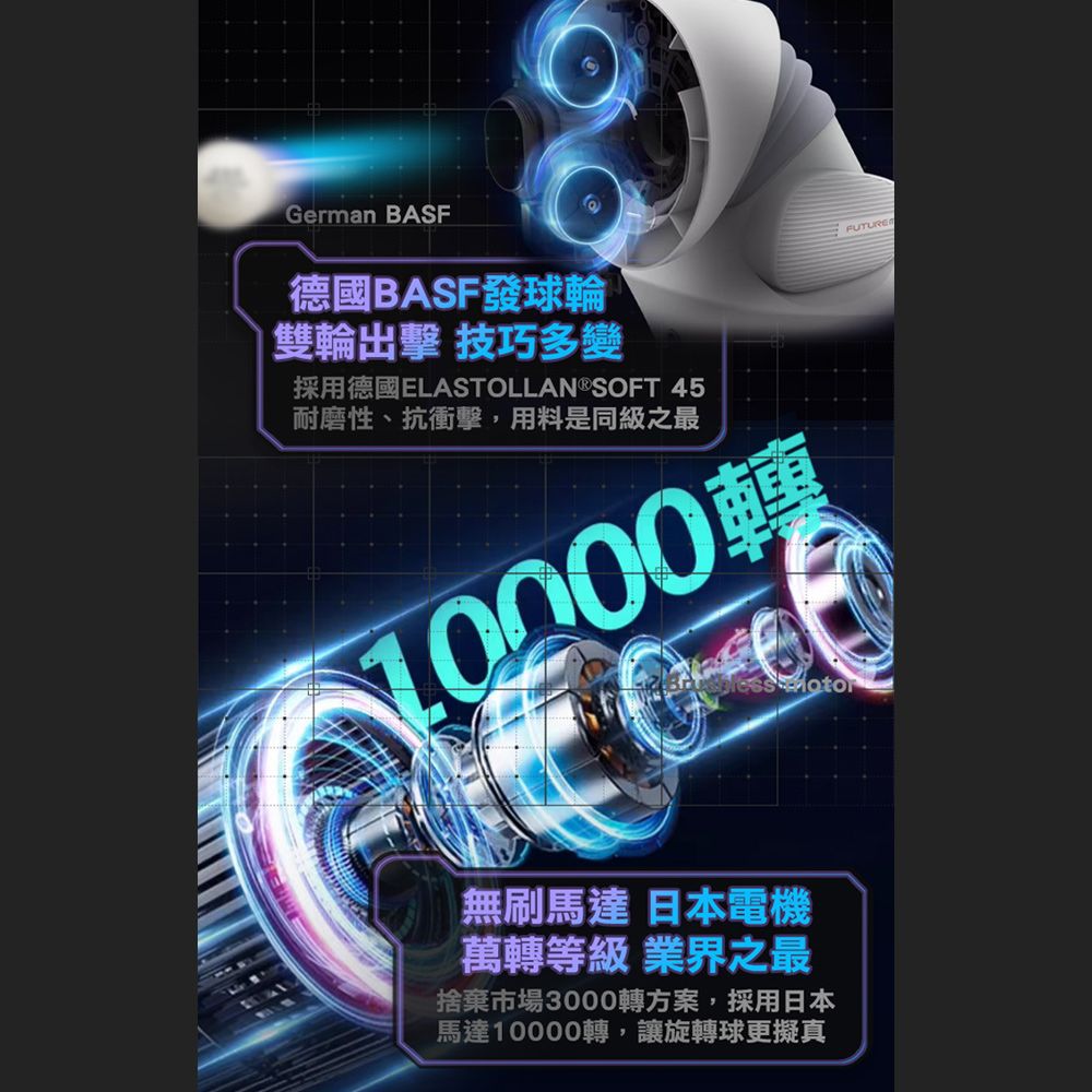  PONGBOT HALO標準版站立式人工智能AI桌球發球機/乒乓球機器人.自動發球器 乒乓球機器人 一人打球