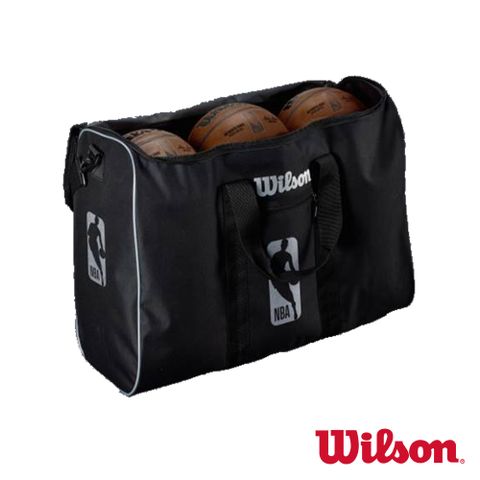 WILSON NBA 6顆裝球袋 黑, OS