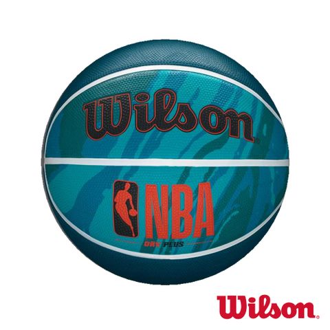 WILSON NBA DRV系列 PLUS 火紋藍 橡膠 籃球 7號