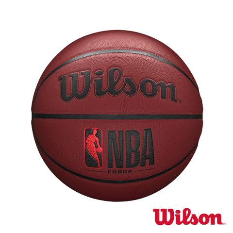 WILSON NBA FORGE系列 酒紅 合成皮 籃球 7號