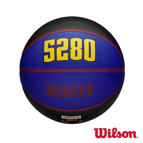 WILSON NBA 城市系列 金塊 橡膠 籃球 7號