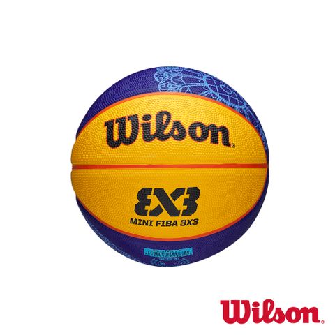 WILSON FIBA 3X3 指定用球 PARIS 橡膠 3號球 簽名球 擺飾球 收藏球