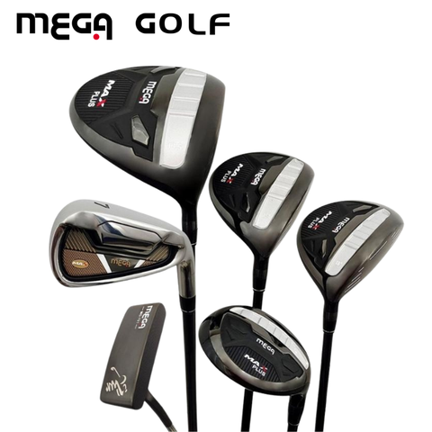 Mega 美高 【 GOLF】MAX PLUS 3W/1UT/7I/1PT+COVER 贈球袋 日規(男桿 套桿 高爾夫球桿)