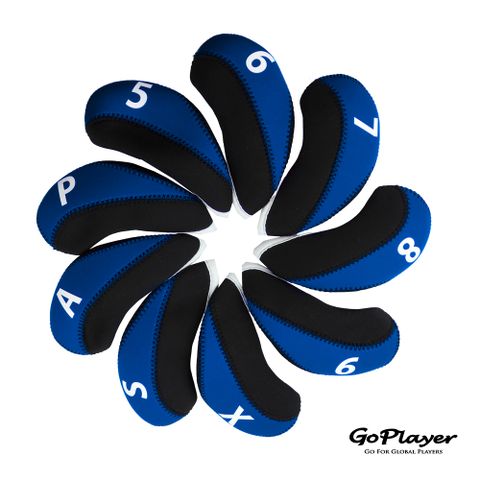 GoPlayer 3D號碼鐵桿套組-黑藍