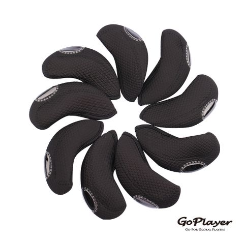 GoPlayer 3D高爾夫鐵桿套(全黑)
