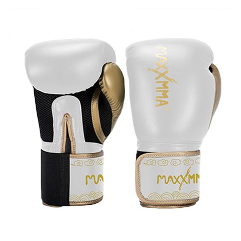MaxxMMA 拳擊手套經典款-亮藍-散打/搏擊/MMA/格鬥/拳擊