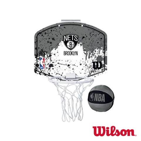 WILSON NBA 迷你籃板 21 籃網隊 (含小球)