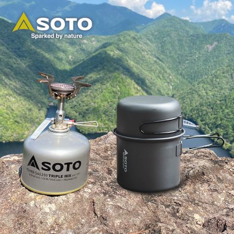 SOTO 攻頂登山爐組SOD-320CC