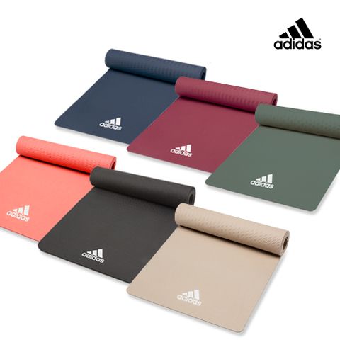 Adidas輕量波紋瑜珈墊 - 8mm
