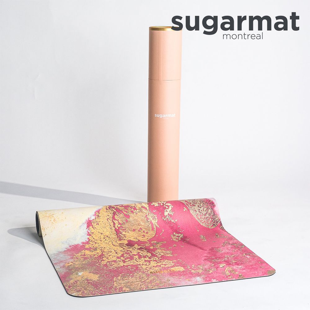 Sugarmat 【加拿大】頂級加寬PU瑜珈墊 (3.0mm) 追夢者 Dream Catcher(粉色)