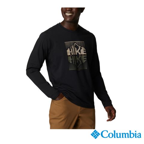 Columbia 哥倫比亞 男款- Omni-Wick快排防曬50長袖上衣-黑色 UAE23400BK