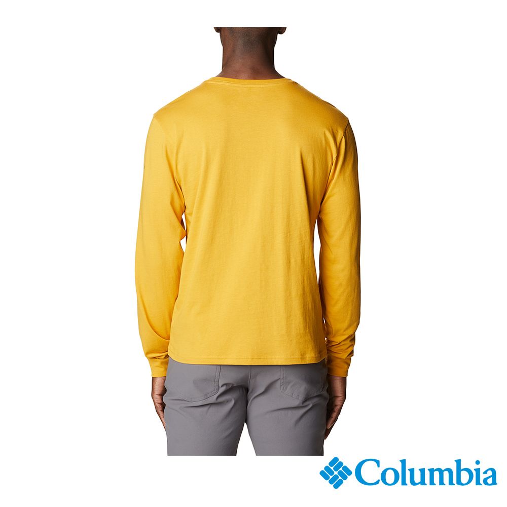 Columbia 哥倫比亞   男款 - CSC 長袖上衣-黃色 UAE38170YL-HF