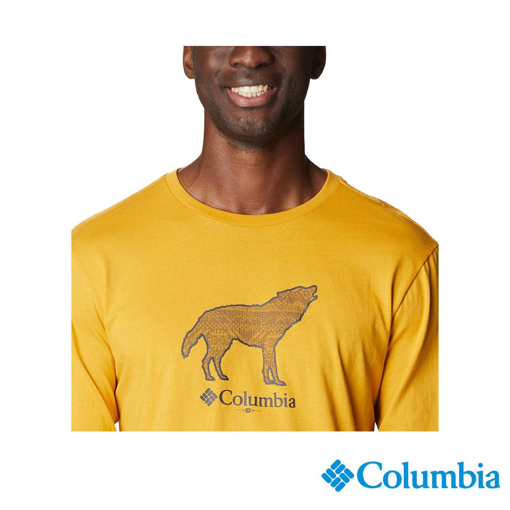 Columbia 哥倫比亞   男款 - CSC 長袖上衣-黃色 UAE38170YL-HF